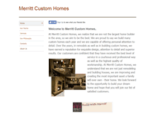 Tablet Screenshot of merrittcustomhomes.com